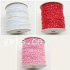 Seed Beads Cord, with Glass Seed Beads 2-5mm m 