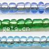 Silver Lined Glass Seed Beads, Slightly Round, silver-lined, square hole Approx 