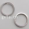 Saw Cut Stainless Steel Closed Jump Ring, 316 Stainless Steel, Donut, original color 