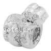 Zinc Alloy European Beads, Dog, plated, without troll Approx 4mm 