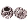 Zinc Alloy European Beads, Drum, plated, without troll Approx 5mm 