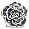 Zinc Alloy Flower Pendants, plated nickel, lead & cadmium free Approx 5mm 