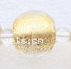 Gold Foil Lampwork Beads, Round Shape Approx 1.5MM 