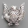 Zinc Alloy European Beads, Owl, plated, without troll nickel, lead & cadmium free Approx 5mm 