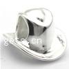 Zinc Alloy European Beads, Hat, plated, without troll nickel, lead & cadmium free Approx 4mm 