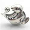 Zinc Alloy European Beads, Dolphin, plated nickel, lead & cadmium free Approx 4mm 