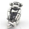 Zinc Alloy European Beads, Monkey, plated, without troll nickel, lead & cadmium free Approx 4mm 