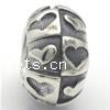 Zinc Alloy European Beads, Rondelle, plated nickel, lead & cadmium free Approx 4.5mm 