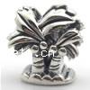 Zinc Alloy European Beads, Tree, plated nickel, lead & cadmium free Approx 4mm 