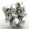 Zinc Alloy European Beads, Bowknot, plated nickel, lead & cadmium free Approx 4.5mm 