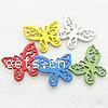 Carved Wood Pendants, Butterfly, mixed colors Approx 2mm, Approx 