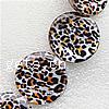 Fancy Printing Shell Beads, Flat Round, double-sided Approx 1mm Approx 15 Inch, Approx 