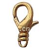 Lobster Swivel Clasp, Brass, plated Approx 2mm 