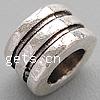 Zinc Alloy European Beads, Tube, plated, without troll nickel, lead & cadmium free Approx 4.5mm 
