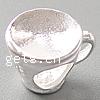 Sterling Silver European Beads, 925 Sterling Silver, Cup, plated, without troll Approx 5mm 