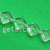 Imitation CRYSTALLIZED™ Crystal Beads, Rhombus, faceted Inch 