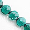 Imitation CRYSTALLIZED™ Crystal Beads, Octagon, faceted Inch 