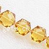 Imitation CRYSTALLIZED™ Crystal Beads, Hexagon, faceted .9 Inch 