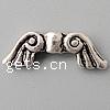Zinc Alloy Angel Wing Beads, plated Approx 1.2mm 