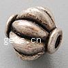 Zinc Alloy Corrugated Beads, Rondelle, plated cadmium free Approx 2mm 