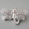 Zinc Alloy Animal Pendants, Dragonfly, plated nickel, lead & cadmium free Approx 3mm 