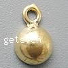 Brass Jewelry Pendants, Dome, plated Approx 1.5mm 
