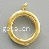 Brass Pendant Findings, Donut, plated Approx 2mm 