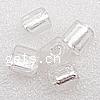 Silver Foil Lampwork Beads, Cube Approx 2mm 