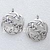 Zinc Alloy Hollow Pendants, Round, plated cadmium free Approx 2.5mm, Approx 