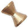 Large Hole Brass Beads, Barbell, plated Approx 1.5mm 