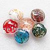 Lampwork Beads, Flat Round, handmade mixed colors Approx 2mm 