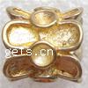 European Brass Beads, Flower, plated, without troll nickel, lead & cadmium free Approx 5mm 
