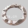 Zinc Alloy Linking Ring, Donut, plated, hammered Approx 9mm 