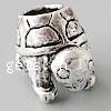 Zinc Alloy European Beads, Turtle, plated, without troll nickel, lead & cadmium free Approx 4.2-4.5mm 