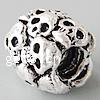 Zinc Alloy European Beads, Drum, plated, without troll nickel, lead & cadmium free Approx 4.2-4.5mm 