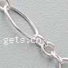 Handmade Sterling Silver Chain, 925 Sterling Silver, Oval, plated 