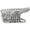 Zinc Alloy European Beads, Crocodile, plated, without troll Approx 5mm, Approx 