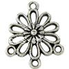 Zinc Alloy Chandelier Components, Flower, plated, 1/3 loop nickel, lead & cadmium free Approx 1mm 