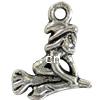 Character Shaped Zinc Alloy Pendants cadmium free Approx 2mm, Approx 