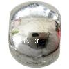Zinc Alloy European Beads, Rondelle, plated Approx 6.5mm, Approx 
