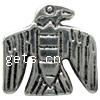 Zinc Alloy Animal Beads, Eagle, plated Approx 1.5mm, Approx 
