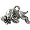 Zinc Alloy Animal Pendants, Tiger, plated Approx 2mm, Approx 