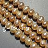 Potato Cultured Freshwater Pearl Beads, natural, pink, Grade A, 7-8mm Approx 0.8mm Inch 