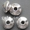 Zinc Alloy Jewelry Beads, Saucer, plated Approx 1.5mm 