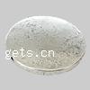 Zinc Alloy Flat Beads, Flat Oval, plated Approx 1mm 