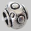 Zinc Alloy European Beads, Rondelle, plated, without troll nickel, lead & cadmium free Approx 4mm, Approx 