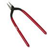 Ferronickel Round Nose   Concave Plier, with Plastic, red, 160mm 