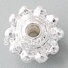 Zinklegierung Kegel Perlen, Rondell, plattiert, keine, 11x6.5mm, Bohrung:ca. 2mm, 625PCs/kg, verkauft von kg