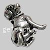 Zinc Alloy European Beads, Dog, plated, without troll Approx 5mm 