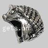 Zinc Alloy European Beads, Hedgehog, plated, without troll Approx 5mm 